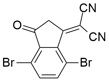 2-(4,7-Dibromo-3-oxo-2,3-dihydro-1H-inden-1-ylidene)malononitrile