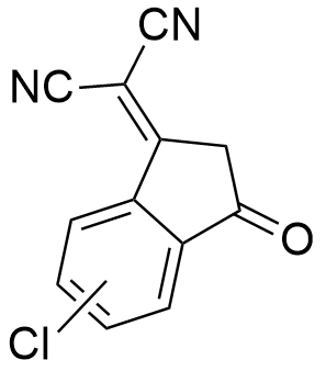 2-((5)6-氯-3-氧-2,3-二氢-1H-茚-1-亚基)丙二腈混合物