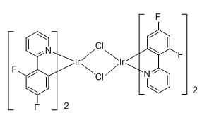 四(4,6-二氟-2-(2-吡啶基)苯基-C2,N)(µ-二氯) 二铱(III)