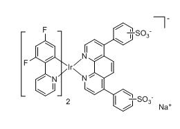 Bis(4,6-difluoro-2-(2-pyridyl)phenyl-C2,N)(bathophenanthroline- disulfonate)iridium(III)